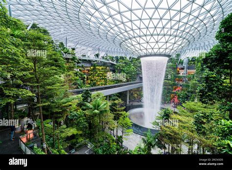 Changi Airport Singapore The Jewel Lifestyle Mall Connected To Changi