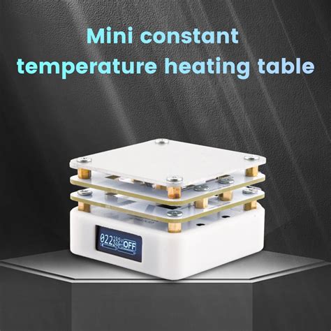 W Mini Hot Plate Smd Preheater Preheating Rework Station Pcb Board Soldering Desoldering
