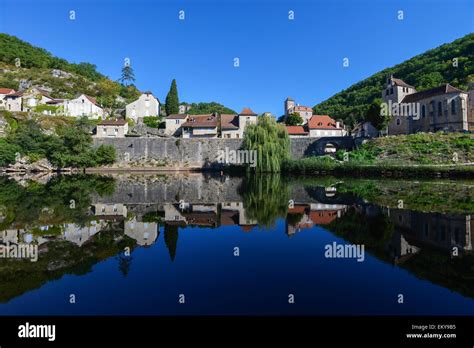 france rural lot valley river  res stock photography  images alamy