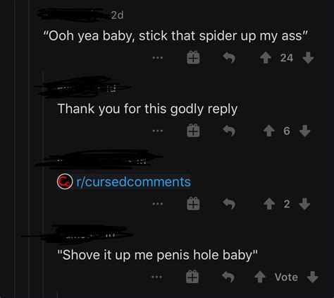 Cursed_Spider : r/cursedcomments