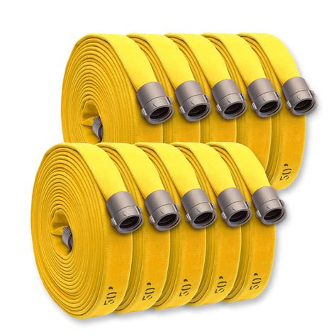 Bulk 1 34 Double Jacket Fire Hose Yellow