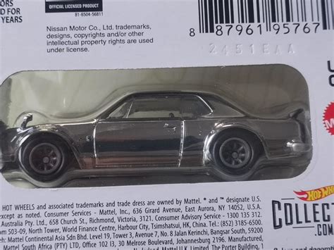 Hot Wheels Rlc Nissan Skyline Kpgc Gtr Carousell