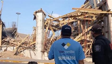 Tragedia en Ventanilla Construcción se derrumba y deja varios atrapados