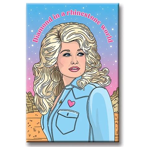 Dolly Parton Rhinestone Magnet | The Found – Outer Layer