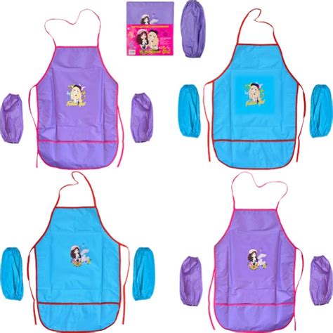 Фартук 54*37см детский для труда с нарукавниками 24см для девочек ...