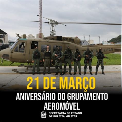 Grupamento Aeromóvel da Policia Militar do Rio de Janeiro celebra 21