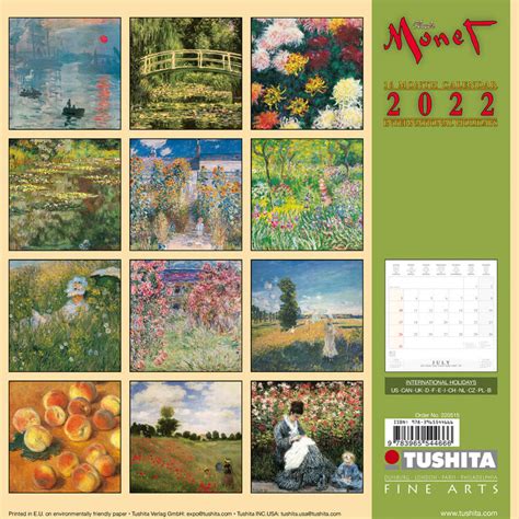 Claude Monet Calendarios De Pared Cons Guelos En Posters Es