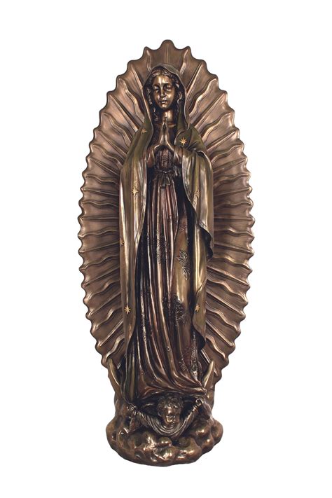SR-75964 Our Lady of Guadalupe in Cold Cast Bronze 27" – Goldscheider