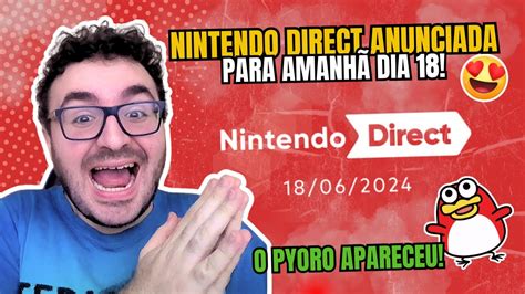 Nintendo Direct Anunciada Para Amanh Dia O Pyoro Apareceu Ace