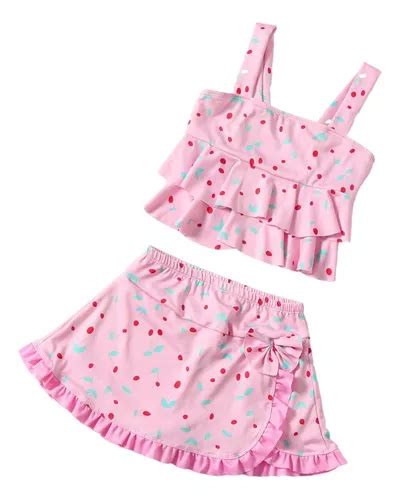 Bikini Traje Ba O Dos Piezas Ni As Playa Nadar Vacaciones Meses Sin Inter S