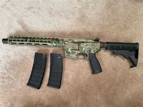 SOLD G P WOC WA GBBR Upgraded Custom Cerakoted Multi Cam HopUp Airsoft