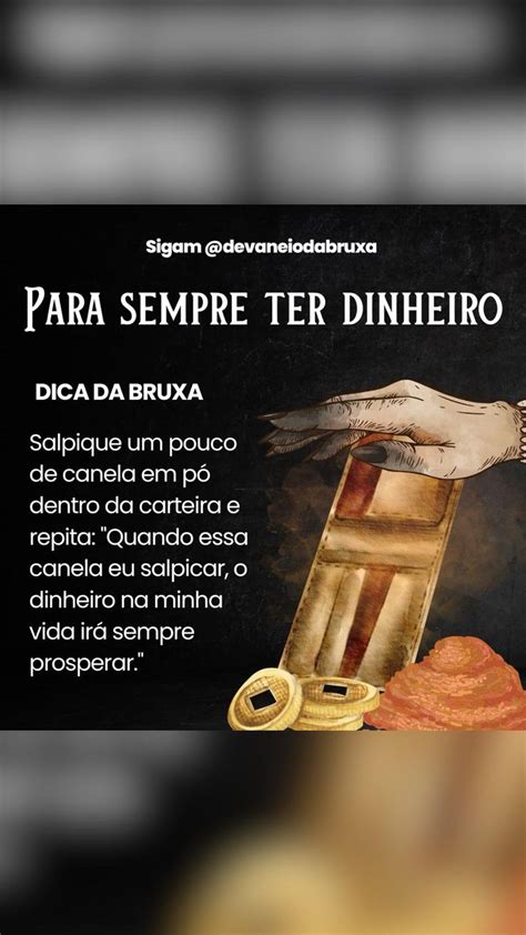 Dicadabruxa Simpatia Canela Bruxa Bruxaria Receitas Wicca