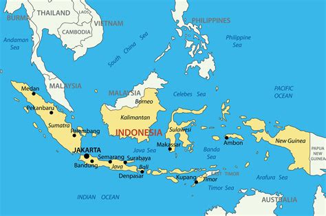 Indonesia Map - Guide of the World
