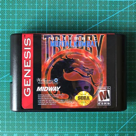 Ultimate Mortal Kombat Trilogy Sega Genesis Mega Drive System 16bit - Video Game, Game Accessories