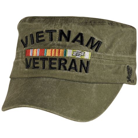 Vietnam Veteran Patrol Cap OD Green