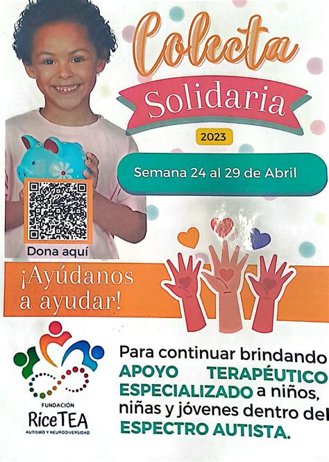 Colecta solidaria Fundación Rice Tea Saint Mary College