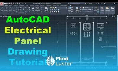 Learn Autocad Electrical Control Panel Board Drawing Tutorial For