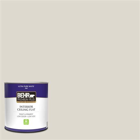 Behr Premium Plus Qt Mq Ginger Sugar Ceiling Flat Interior