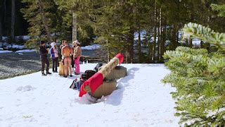 AusCAPS Bobby Crowder Shirtless And Naked Waiter On Apres Ski No Business Like Snow Business