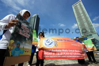 Unjuk Rasa Memperingati Hari Hari Tuberkulosis Sedunia DATATEMPO