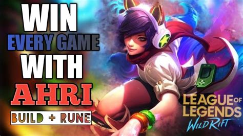 WILD RIFT AHRI Montage Insane Damage Best Build Rune Wild Rift