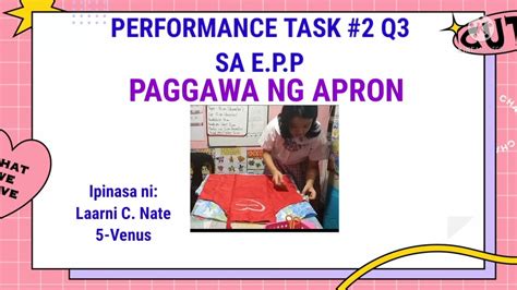 Paggawa Ng Apron Epp 5 Youtube