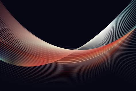 Fondo de línea abstracta de onda ondas modernas 3143376 Vector en