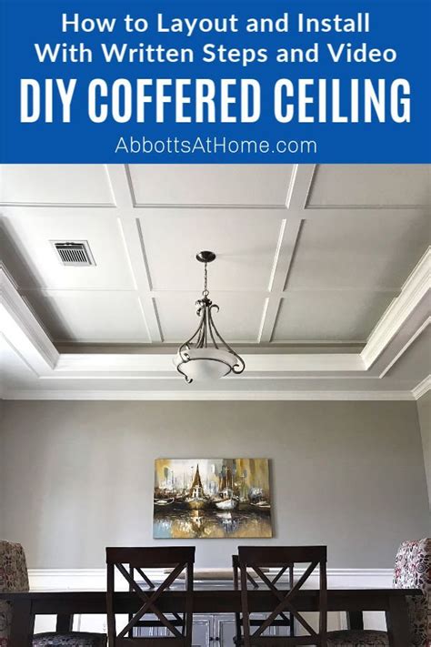 How To Install Faux Coffered Ceiling Shelly Lighting