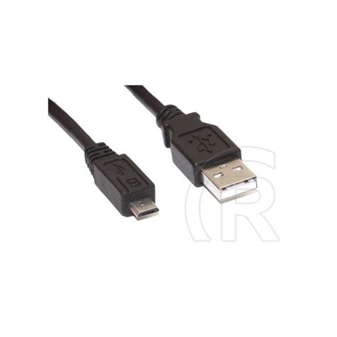 Roline Usb K Bel A Dug Micro B Dug M Fekete Rufusz