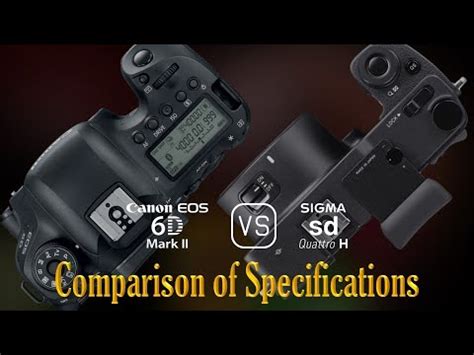 Canon Eos D Mark Ii Vs Sigma Sd Quattro H A Comparison Of