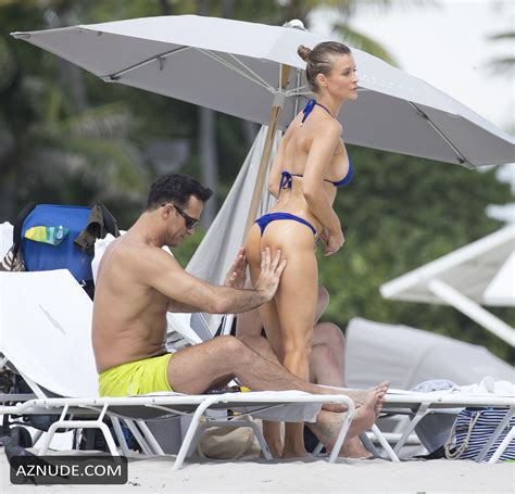 Joanna Krupa Sexy Bikini With Husband On The Beach In Miami Aznude