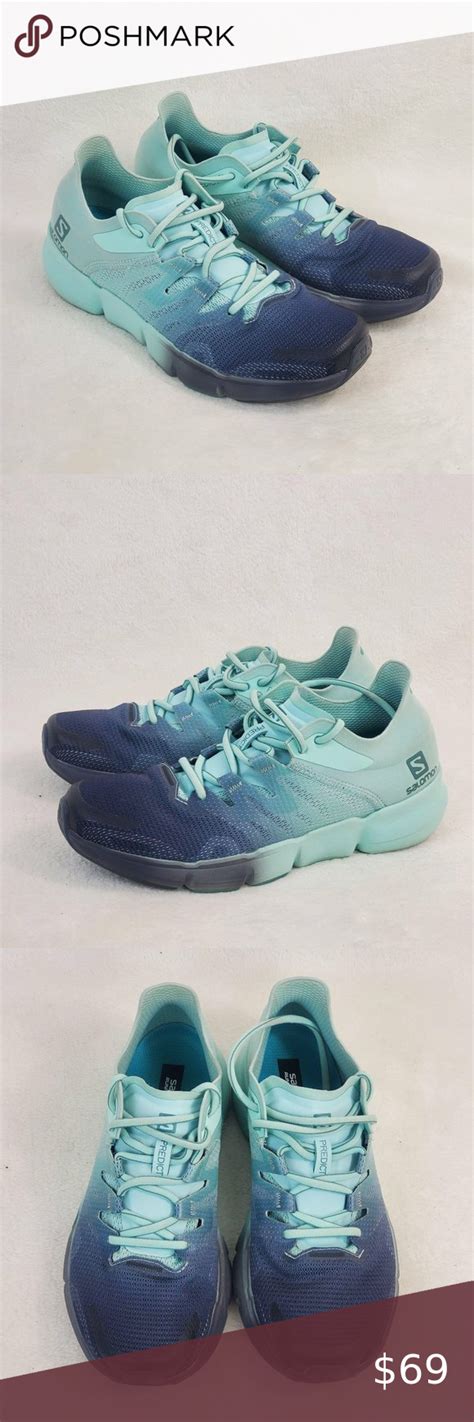 Salomon Ortholite Impressions Blue Running Shoes | Salomon shoes, Women ...