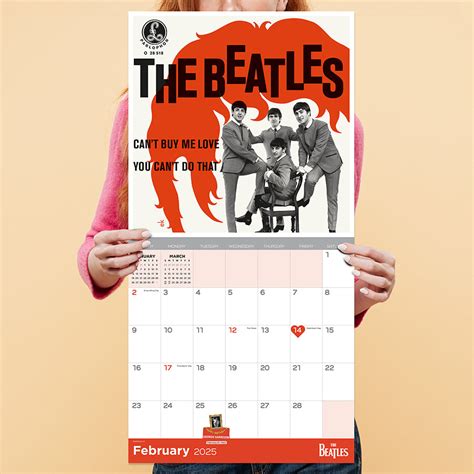 2025 The Beatles: Albums & Artwork Wall Calendar | TF Publishing
