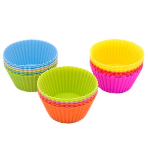 5 шт. случайный 7 см Маффин силиконовые формы для выпечки Формы для ...