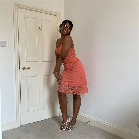 1970 S Vanity Fair Peachy Keen Lingerie Dress Etsy