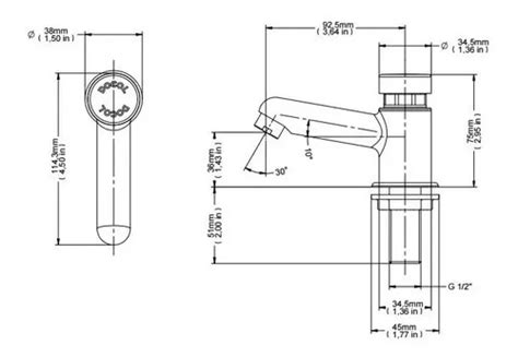 Torneira Para Lavat Rio De Mesa Pressmatic Compact Docol R Em