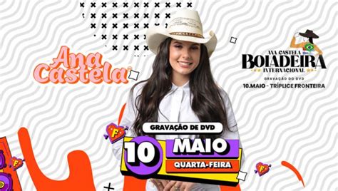 Ana Castela anuncia Boiadeira Internacional gravação do DVD na