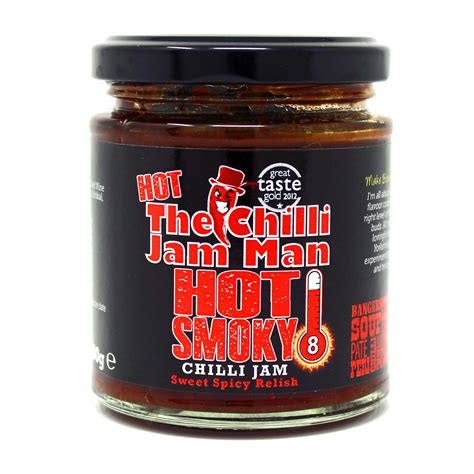 The Chilli Jam Man Smoky Chilli Jam Hot Dr Burn Riums Hot Sauce Emporium