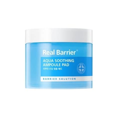 Real Barrier Aqua Soothing Ampoule Pad 70pcs. - testerkorea