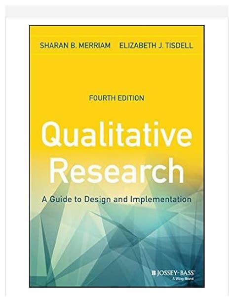 Qualitative Research By Sharan B Merriam