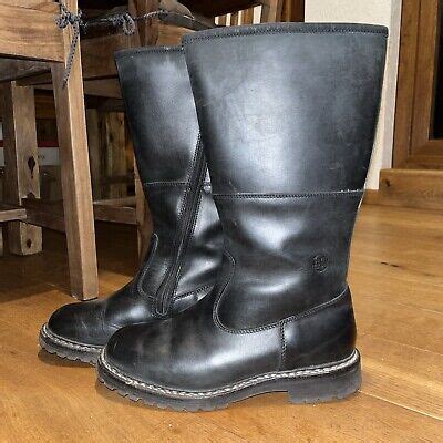 Hanwag Jagdstiefel Lederstiefel Winter Warm Lammfell Gr Schwarz Ebay