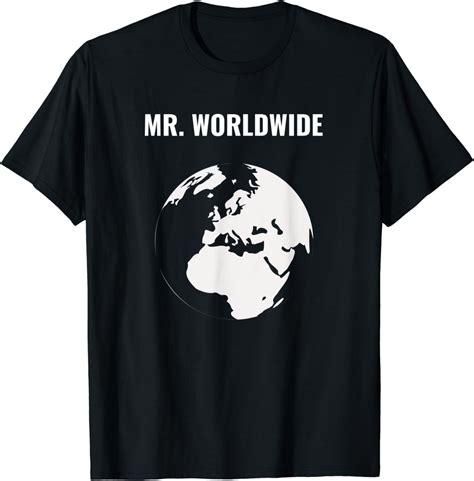 Mr Worldwide Funny World Traveler Shirt Clothing