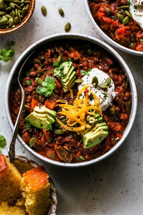 Slow Cooker Sweet Potato Black Bean Chili Dishing Out Health