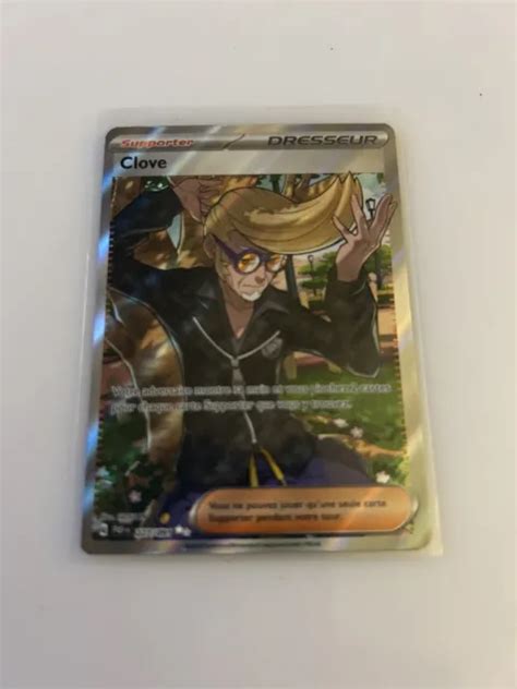 CARTE POKÉMON CLOVE DRESSEUR FULL ART 227 091 Destinées À Paldeà EV4 5