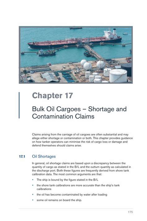 PDF Bulk Oil Cargoes Shortage And Contamination Claims Documents