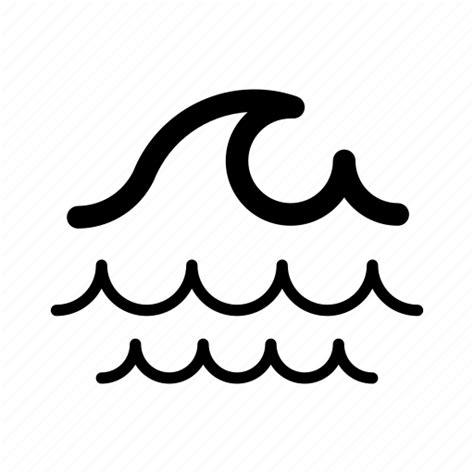 Beach Ocean Sea Water Wave Waves Icon Download On Iconfinder