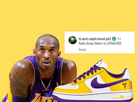 Fans Criticize The Upcoming Kobe Bryant X Nike Air Force 1 Sneaker