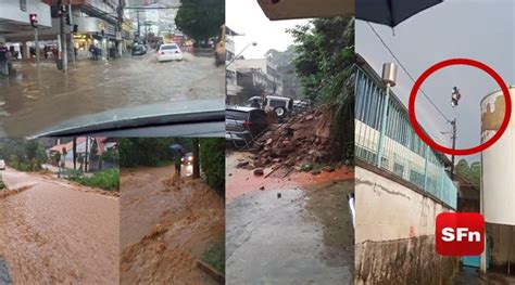 V Deo Chuva Provoca Deslizamentos E Alagamentos Em Friburgo Sirenes