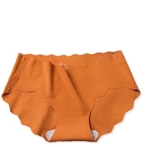 BZEL Sous vêtements sans couture pour femmes culotte grande taille lingerie en satin slip