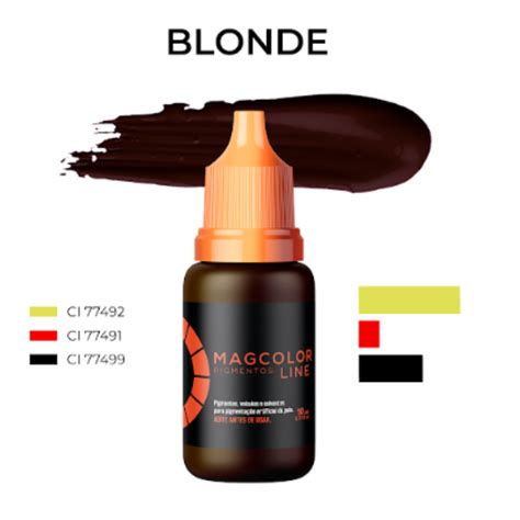 Pigmento Mag Color Gold Line Brow Blonde Ml Lu Brand O Cosm Ticos